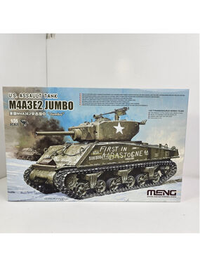Meng Model TS-045 1/35 U.S. Assault Tank M4A3E2 "Jumbo" Complete In Box
